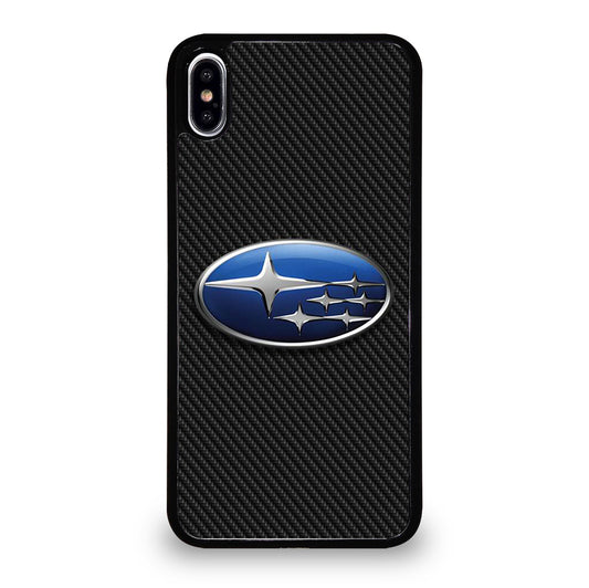 SUBARU CAR LOGO CARBON iPhone XS Max Case Cover