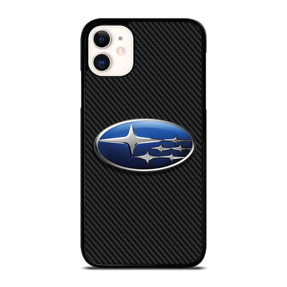 SUBARU CAR LOGO CARBON iPhone 11 Case Cover