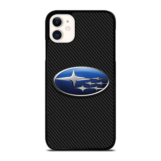 SUBARU CAR LOGO CARBON iPhone 11 Case Cover