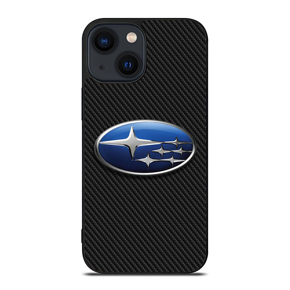 SUBARU CAR LOGO CARBON iPhone 14 Plus Case Cover