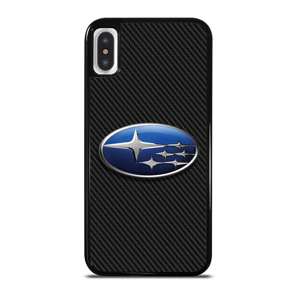 SUBARU CAR LOGO CARBON iPhone X / XS Case Cover