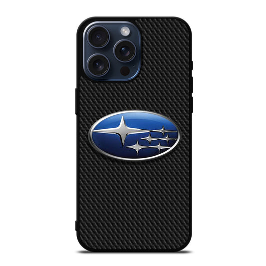 SUBARU CAR LOGO CARBON iPhone 15 Pro Max Case Cover