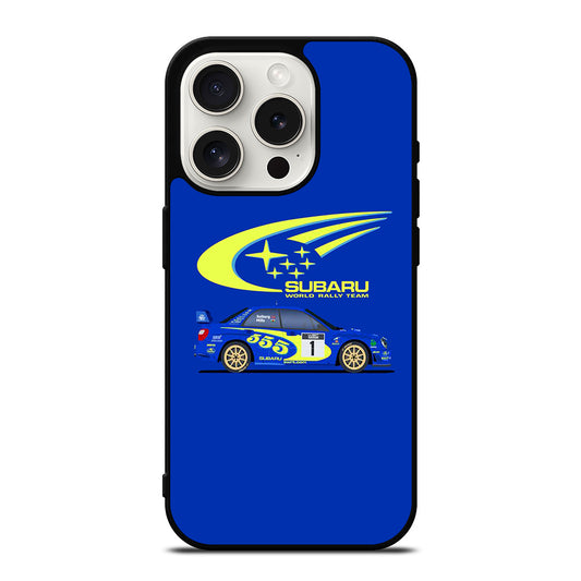 SUBARU LOGO CAR BLUE iPhone 15 Pro Case Cover