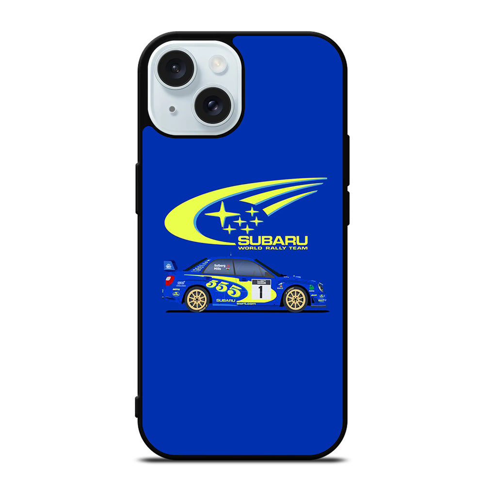 SUBARU LOGO CAR BLUE iPhone 15 Case Cover