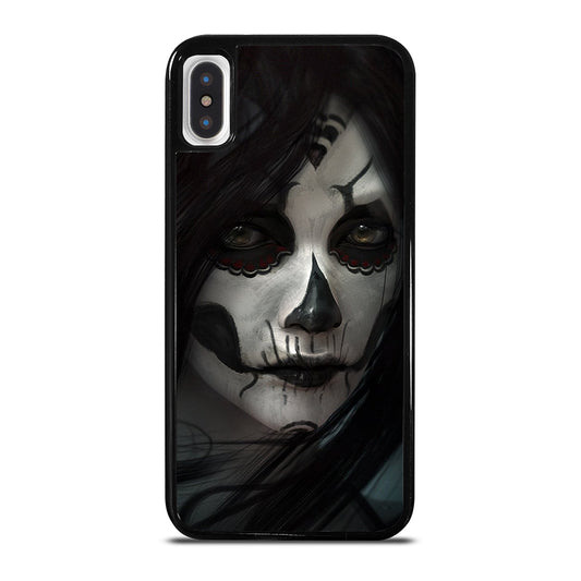 SUGAR SKULL FACE iPhone X / XS Case Cover