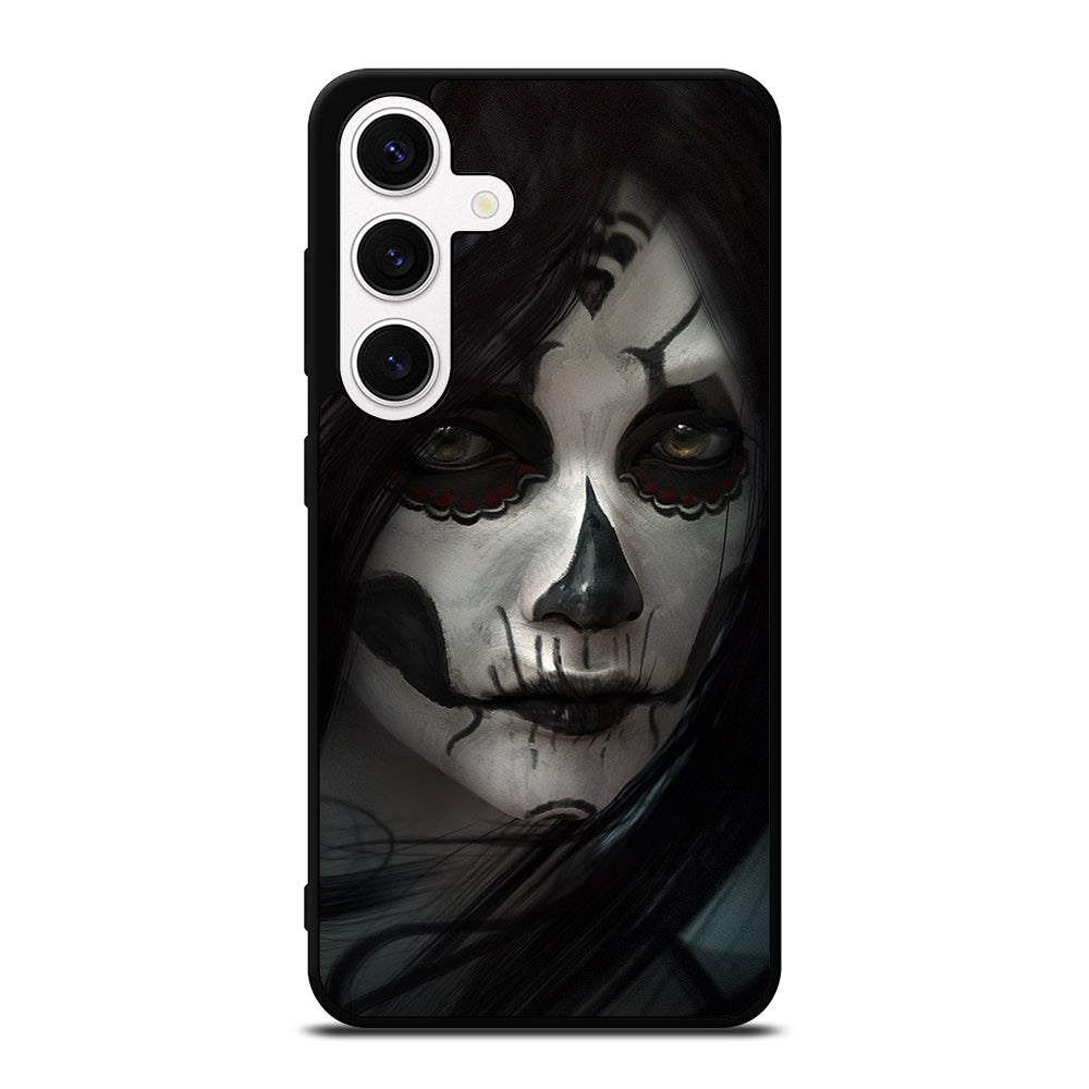 SUGAR SKULL FACE Samsung Galaxy S24 Case Cover