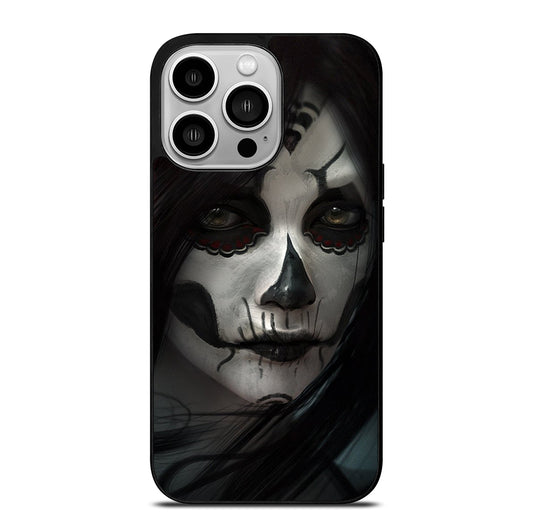 SUGAR SKULL FACE iPhone 14 Pro Case Cover