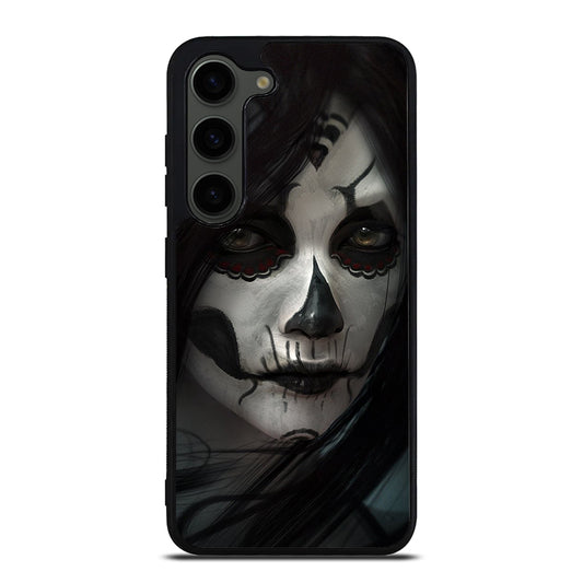 SUGAR SKULL FACE Samsung Galaxy S23 Plus Case Cover
