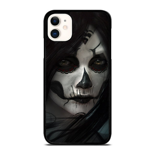 SUGAR SKULL FACE iPhone 11 Case Cover