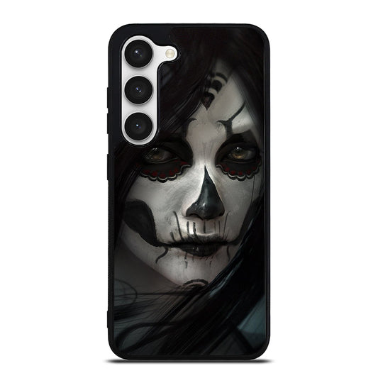 SUGAR SKULL FACE Samsung Galaxy S23 Case Cover