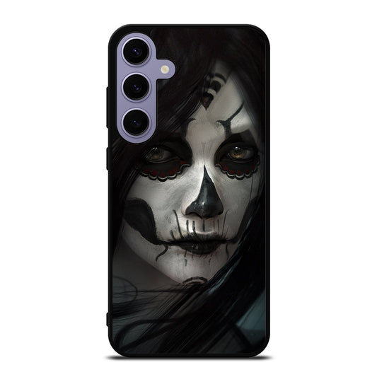 SUGAR SKULL FACE Samsung Galaxy S24 Plus Case Cover