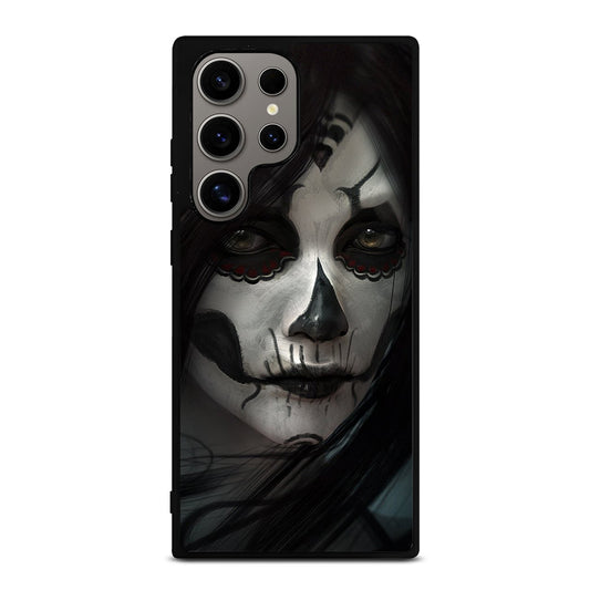 SUGAR SKULL FACE Samsung Galaxy S24 Ultra Case Cover