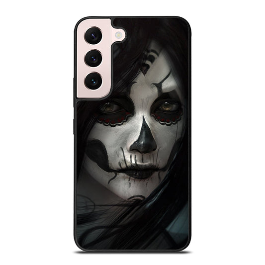 SUGAR SKULL FACE Samsung Galaxy S22 Plus Case Cover
