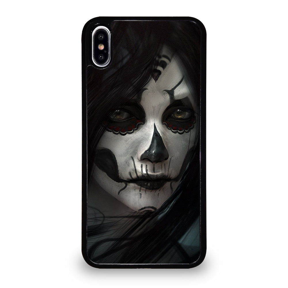 SUGAR SKULL FACE iPhone XS Max Case Cover