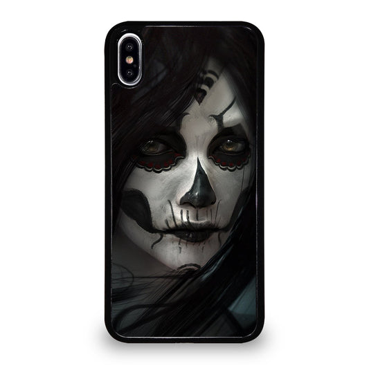 SUGAR SKULL FACE iPhone XS Max Case Cover
