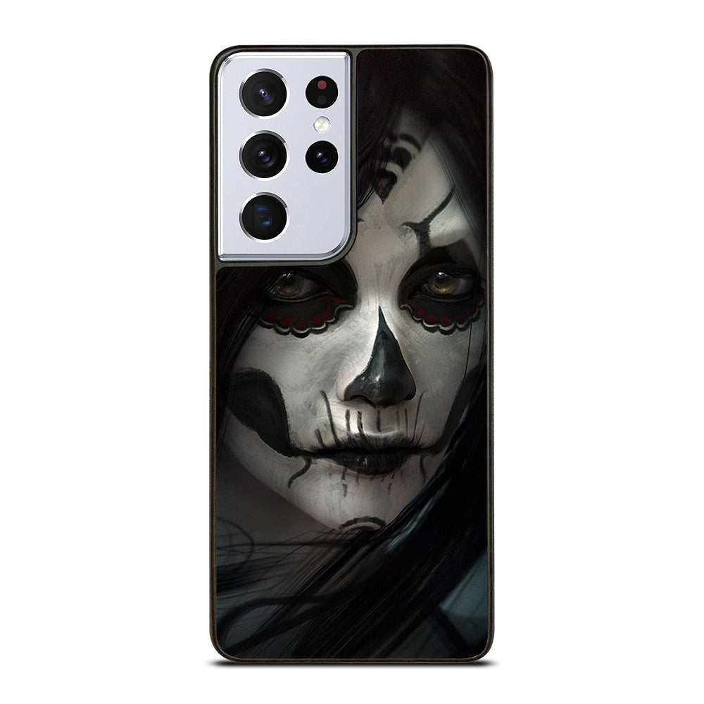 SUGAR SKULL FACE Samsung Galaxy S21 Ultra Case Cover