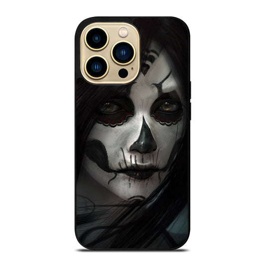 SUGAR SKULL FACE iPhone 14 Pro Max Case Cover