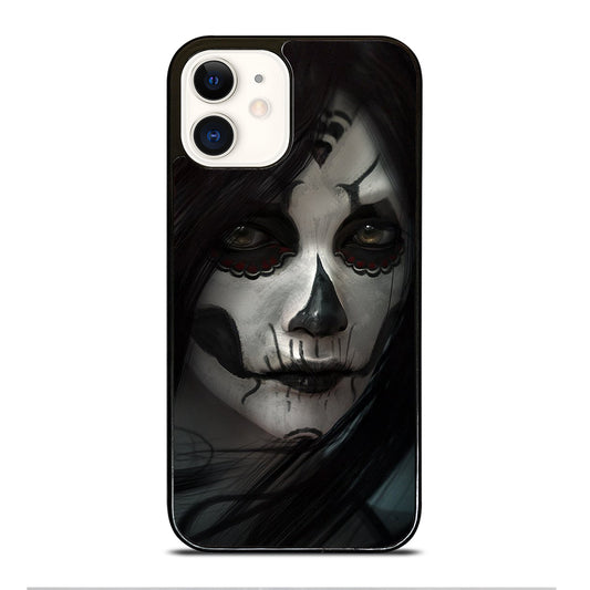 SUGAR SKULL FACE iPhone 12 Case Cover