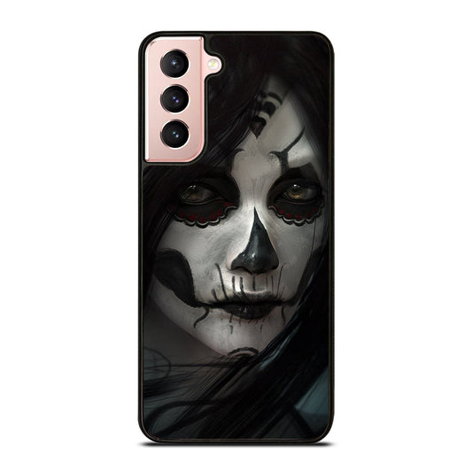 SUGAR SKULL FACE Samsung Galaxy S21 Case Cover