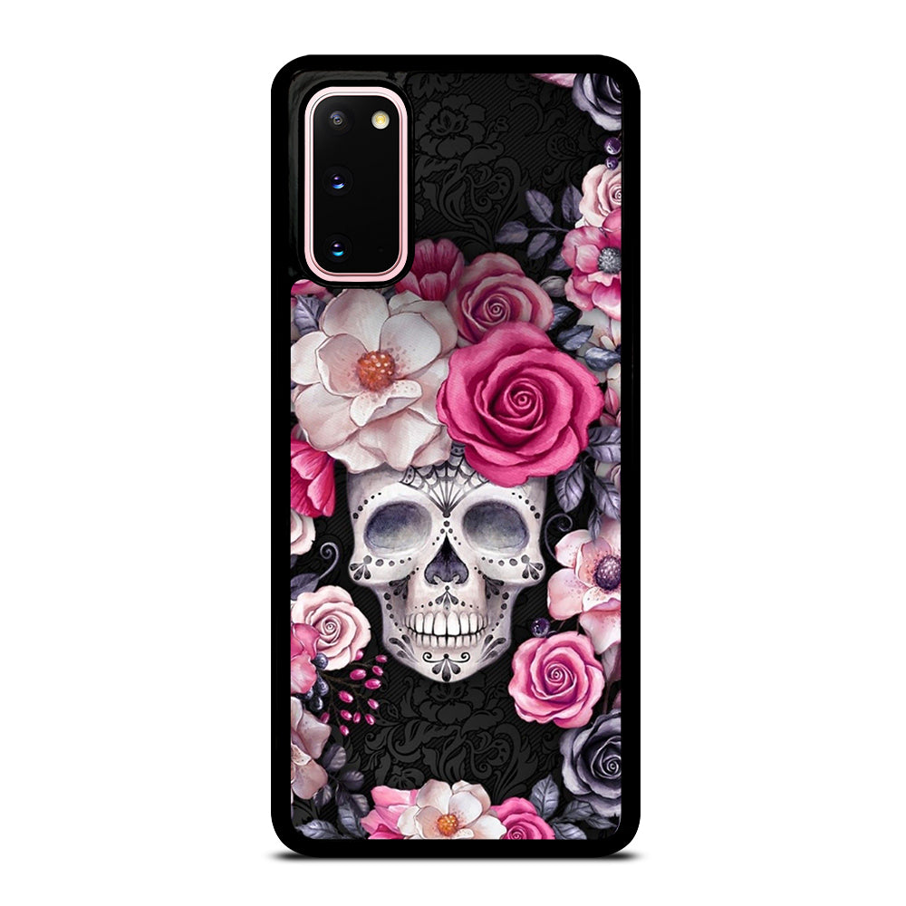 SUGAR SKULL FLOWER ROSE Samsung Galaxy S20 Case Cover