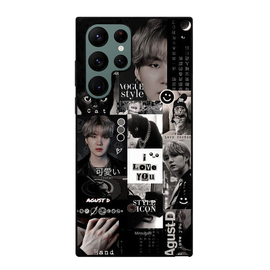SUGA BTS COLLAGE 2 Samsung Galaxy S22 Ultra Case Cover
