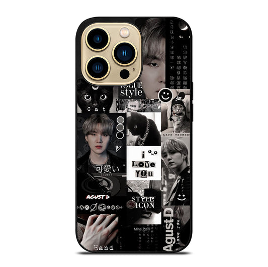 SUGA BTS COLLAGE 2 iPhone 14 Pro Max Case Cover