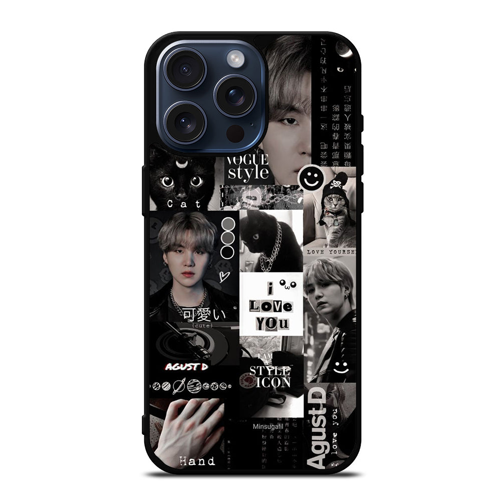 SUGA BTS COLLAGE 2 iPhone 15 Pro Max Case Cover
