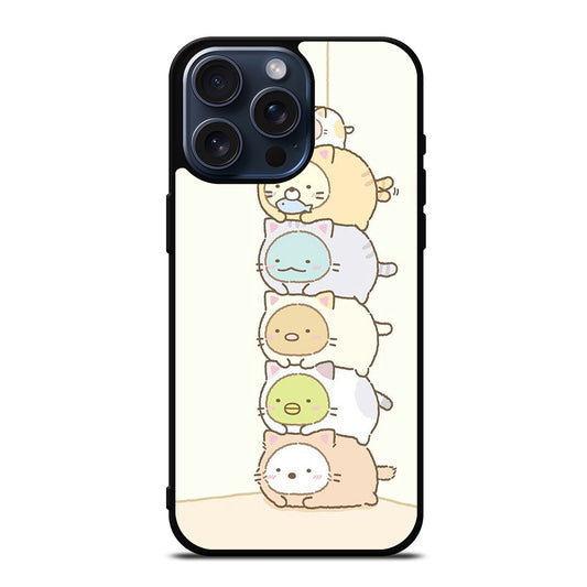 SUMIKKO GURASHI CUTE CARTOON 2 iPhone 15 Pro Max Case Cover