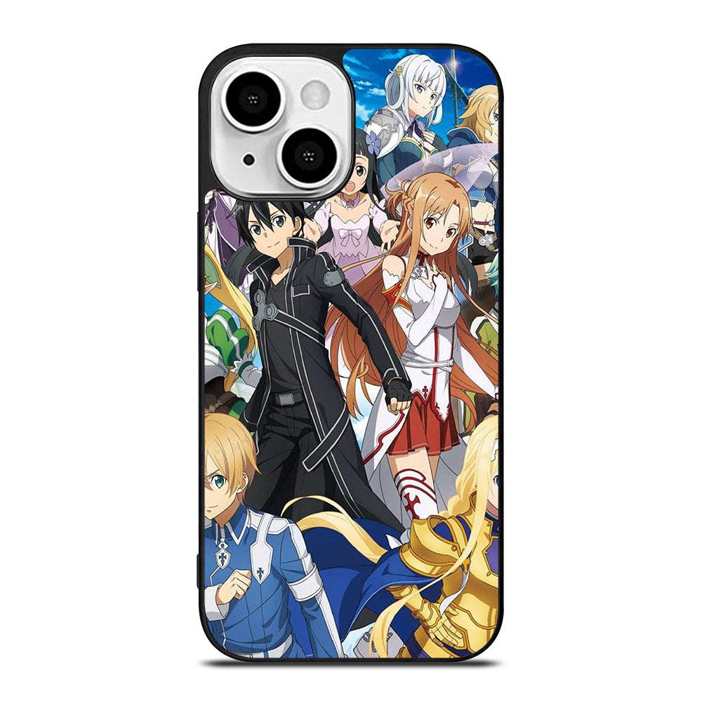 SWORD ART ONLINE CHARACTERS 1 iPhone 13 Mini Case Cover