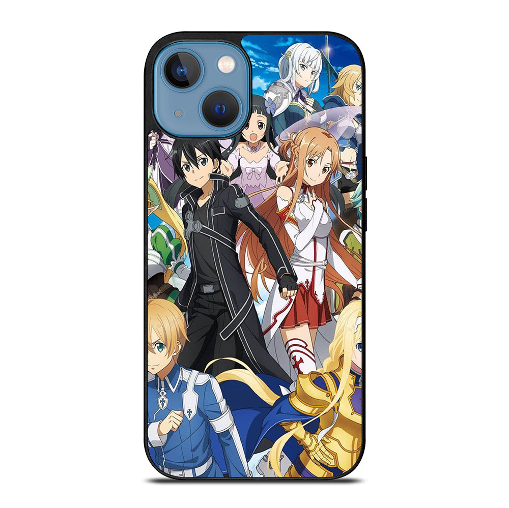 SWORD ART ONLINE CHARACTERS 1 iPhone 13 Case Cover