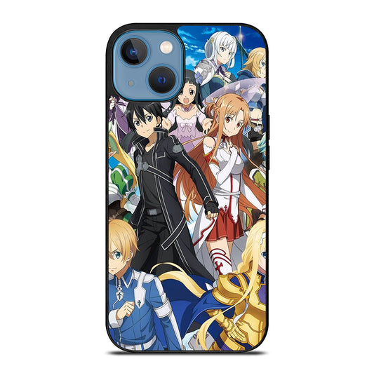 SWORD ART ONLINE CHARACTERS 1 iPhone 13 Case Cover