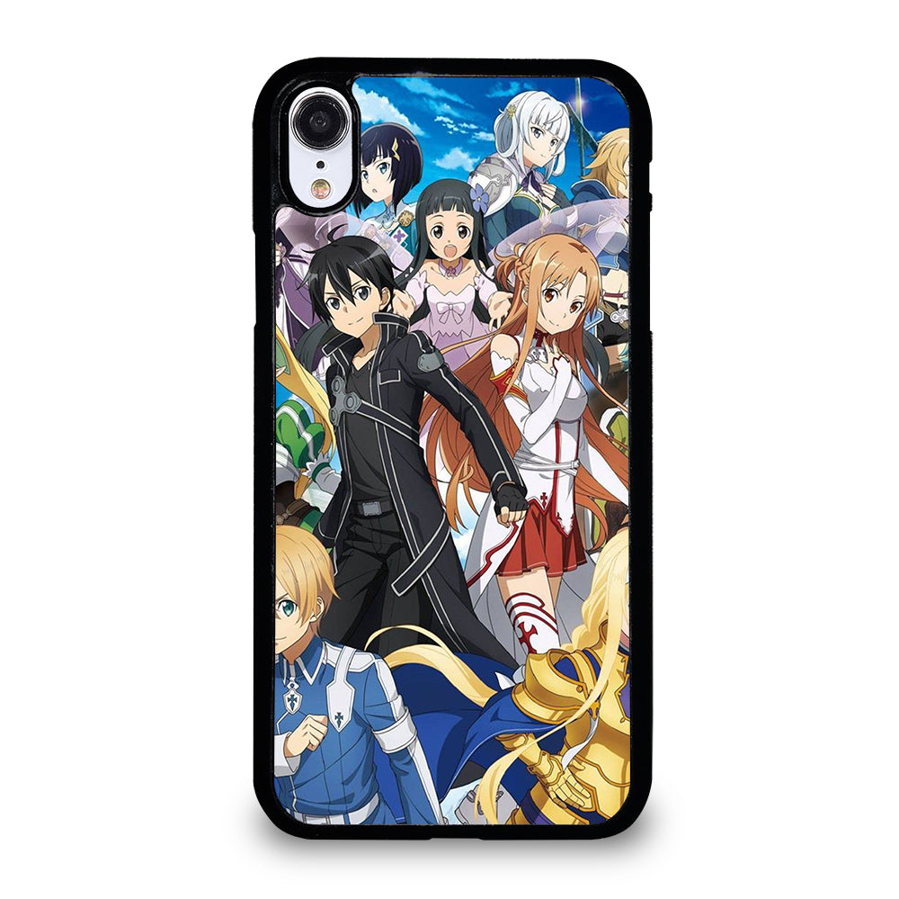 SWORD ART ONLINE CHARACTERS 1 iPhone XR Case Cover