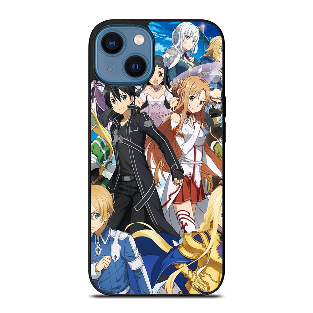 SWORD ART ONLINE CHARACTERS 1 iPhone 14 Case Cover