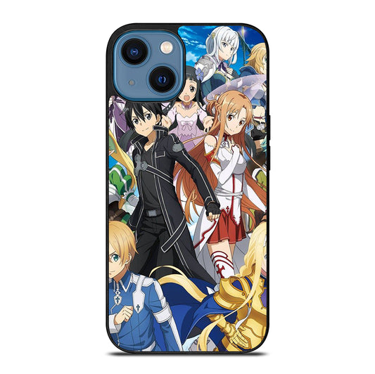 SWORD ART ONLINE CHARACTERS 1 iPhone 14 Case Cover