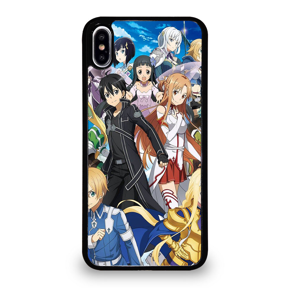 SWORD ART ONLINE CHARACTERS 1 iPhone XS Max Case Cover