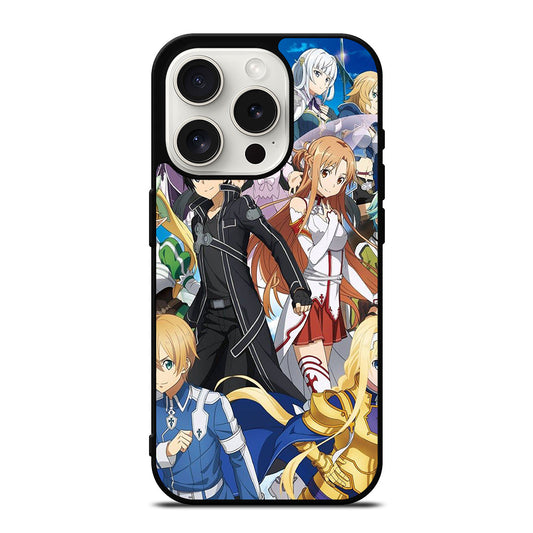 SWORD ART ONLINE CHARACTERS 1 iPhone 15 Pro Case Cover