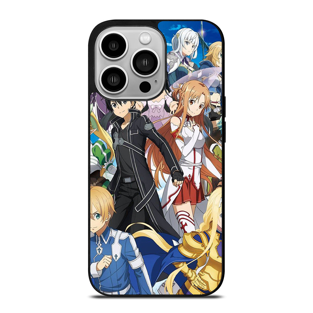 SWORD ART ONLINE CHARACTERS 1 iPhone 14 Pro Case Cover
