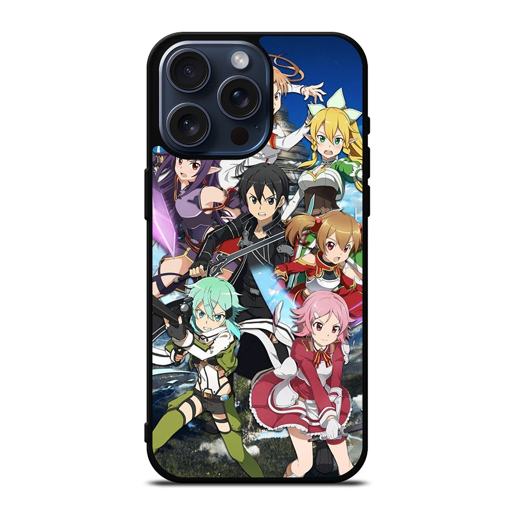 SWORD ART ONLINE CHARACTERS 2 iPhone 15 Pro Max Case Cover