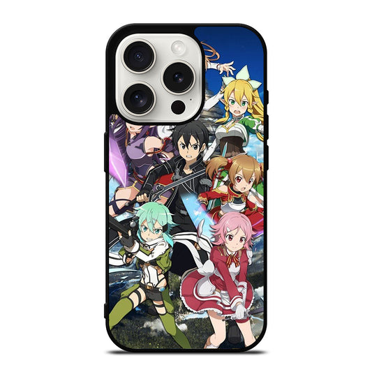 SWORD ART ONLINE CHARACTERS 2 iPhone 15 Pro Case Cover
