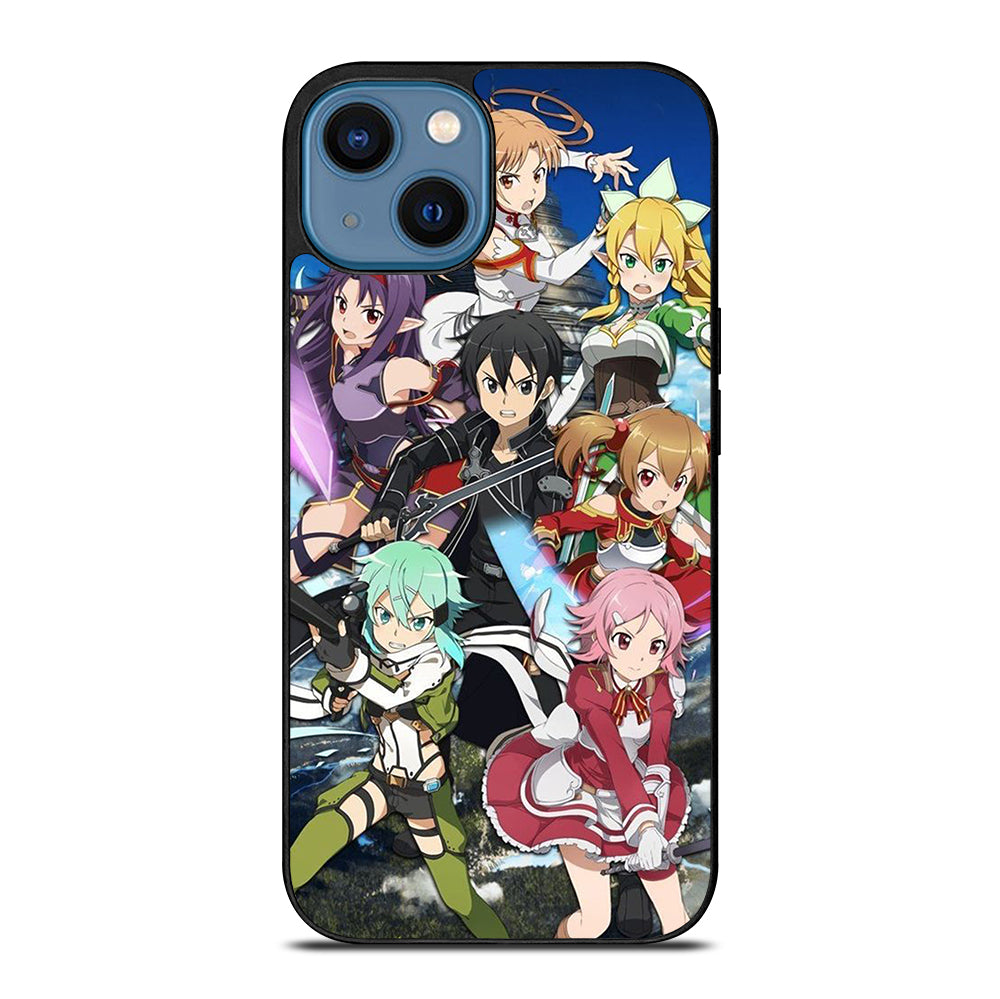 SWORD ART ONLINE CHARACTERS 2 iPhone 14 Case Cover