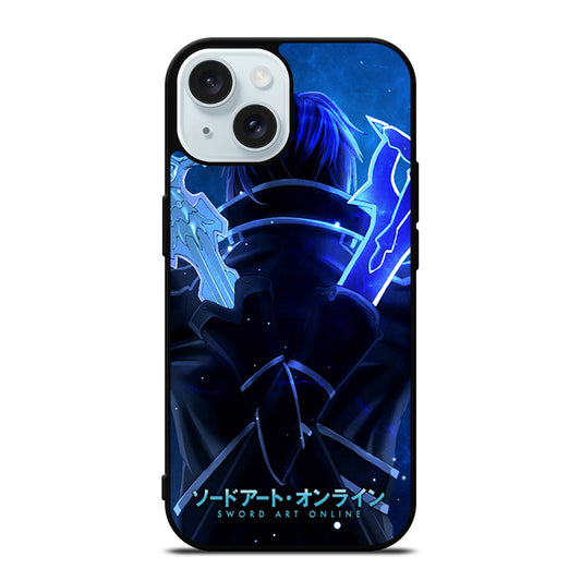SWORD ART ONLINE GAME KIRITO iPhone 15 Case Cover