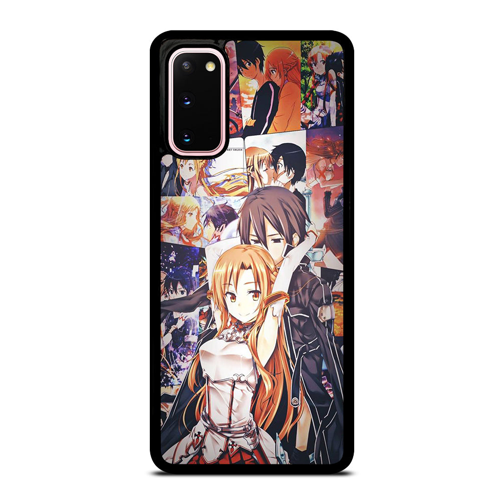 SWORD ART ONLINE KIRITO AND ASUNA COLLAGE Samsung Galaxy S20 Case Cover