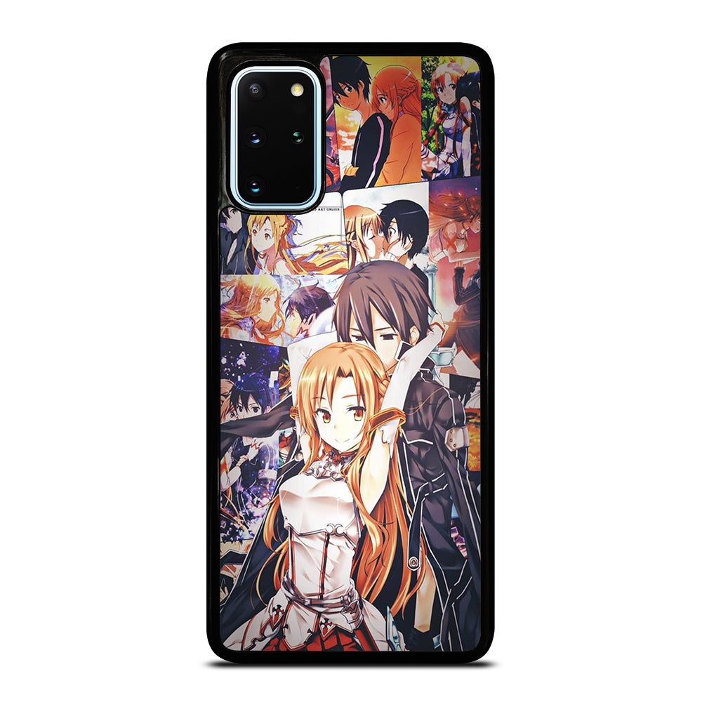 SWORD ART ONLINE KIRITO AND ASUNA COLLAGE Samsung Galaxy S20 Plus Case Cover