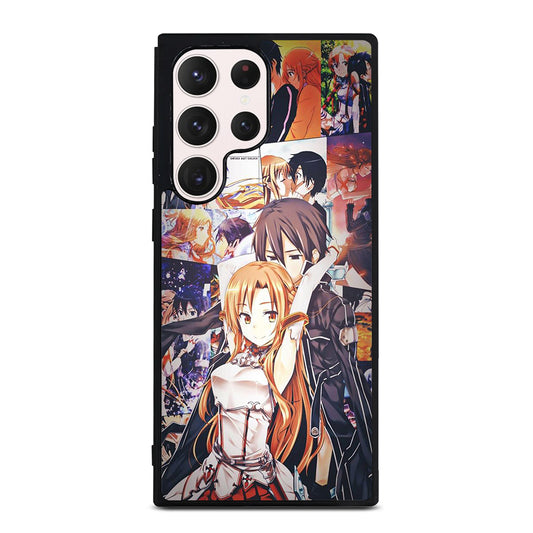SWORD ART ONLINE KIRITO AND ASUNA COLLAGE Samsung Galaxy S23 Ultra Case Cover