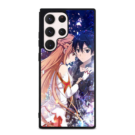 SWORD ART ONLINE KIRITO AND ASUNA LOVE ANIME Samsung Galaxy S23 Ultra Case Cover