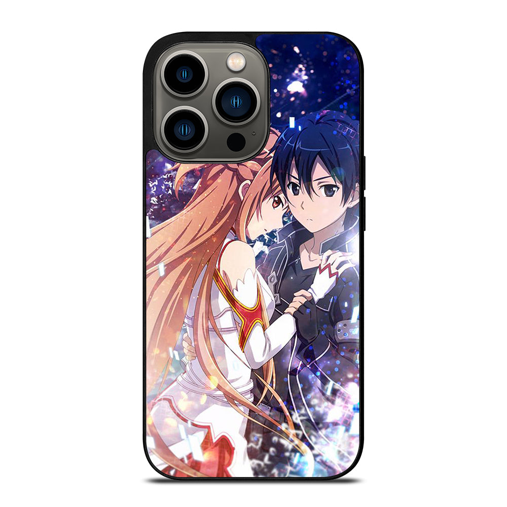SWORD ART ONLINE KIRITO AND ASUNA LOVE ANIME iPhone 13 Pro Case Cover