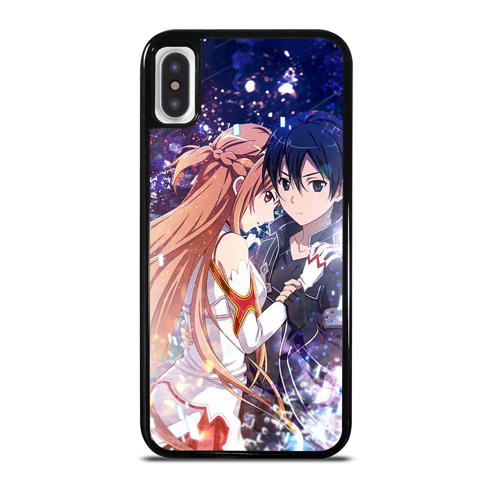 SWORD ART ONLINE KIRITO AND ASUNA LOVE ANIME iPhone X / XS Case Cover