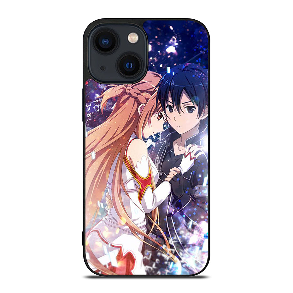 SWORD ART ONLINE KIRITO AND ASUNA LOVE ANIME iPhone 14 Plus Case Cover