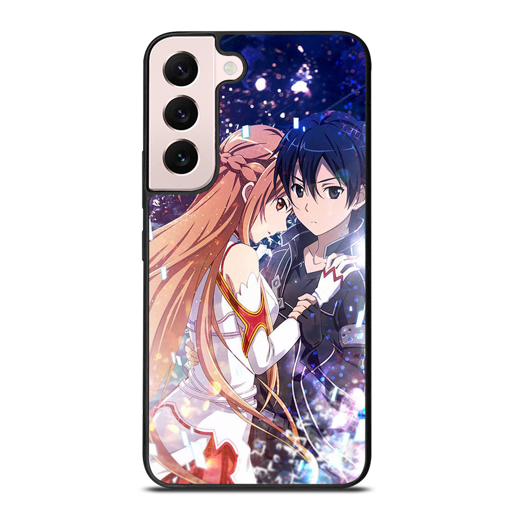 SWORD ART ONLINE KIRITO AND ASUNA LOVE ANIME Samsung Galaxy S22 Plus Case Cover