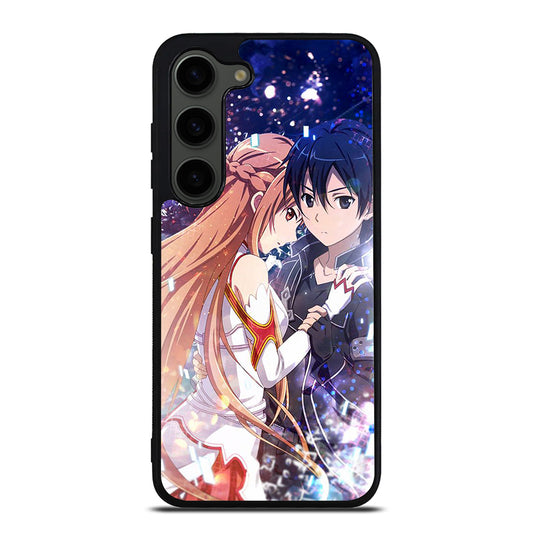 SWORD ART ONLINE KIRITO AND ASUNA LOVE ANIME Samsung Galaxy S23 Plus Case Cover